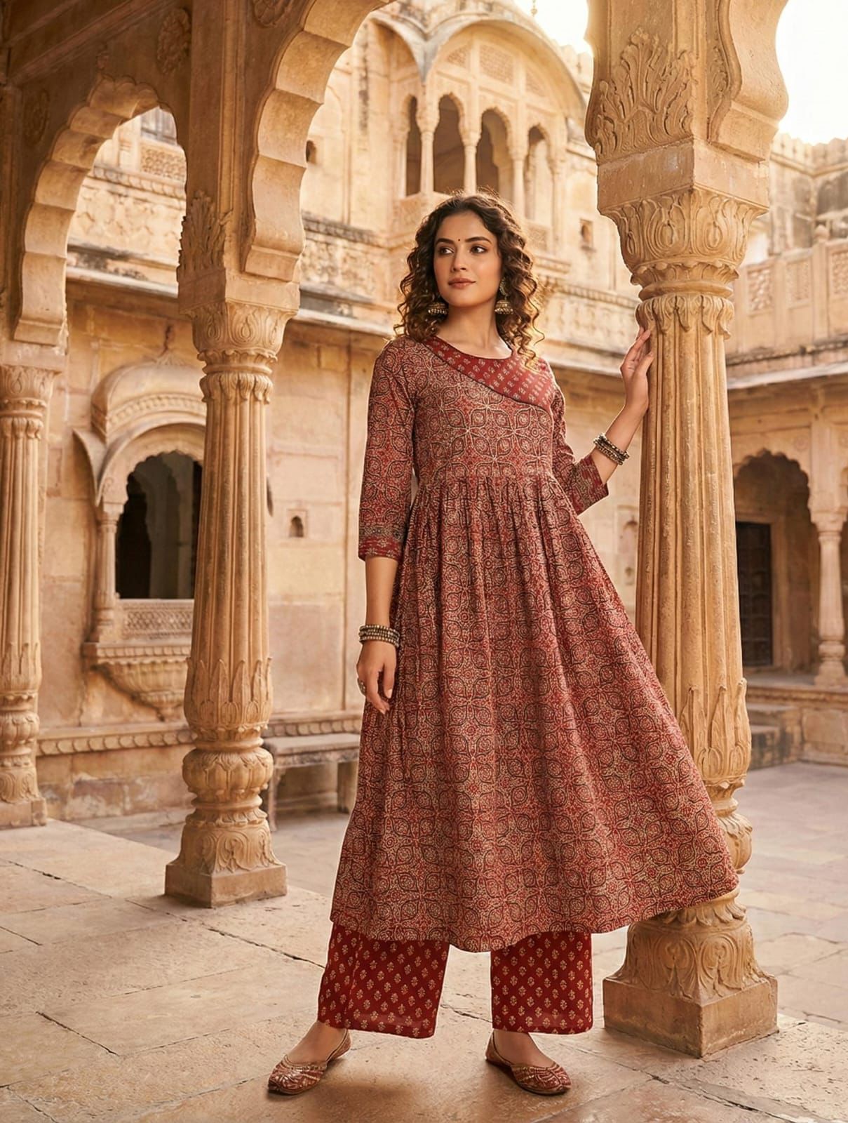 Rust Angrakha - Ajrak