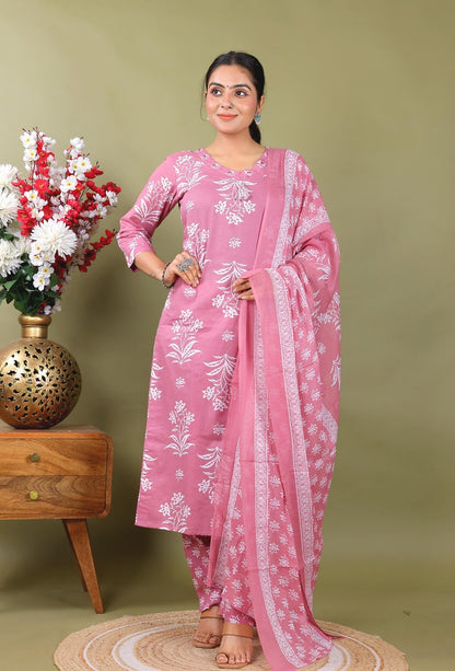 Floral - Mauve Pink