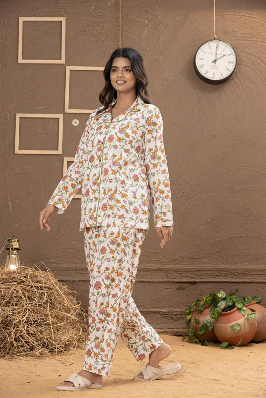 Coord - Night Suit Floral