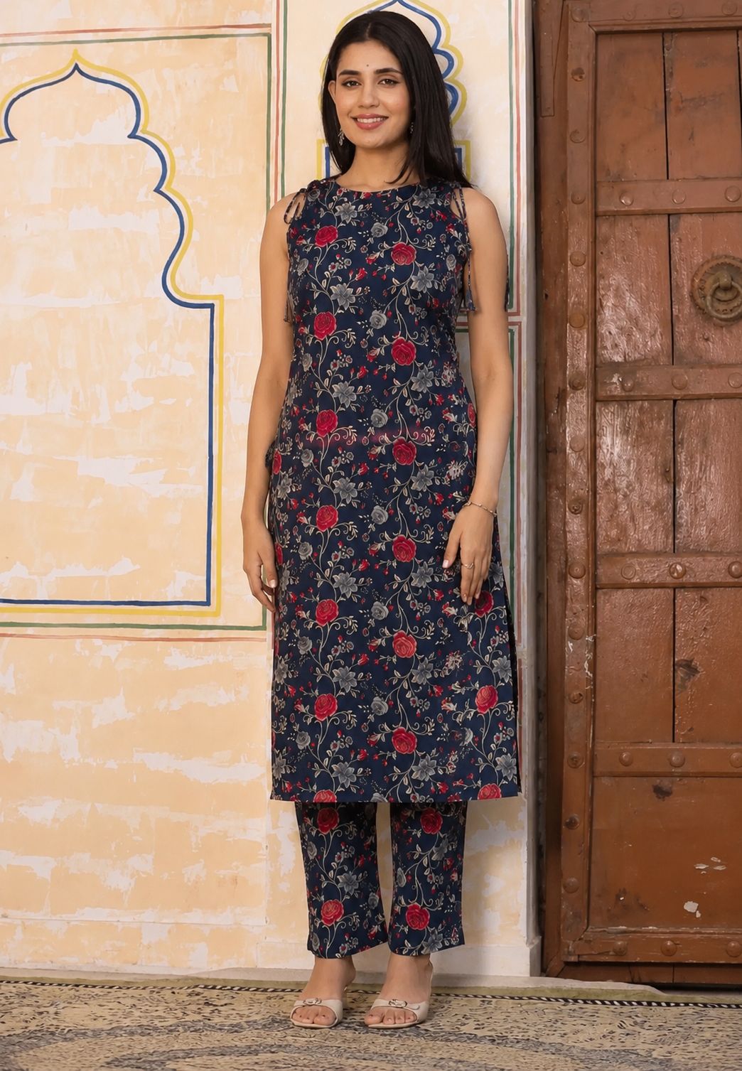 Coord - Sleeveless Kalamkari