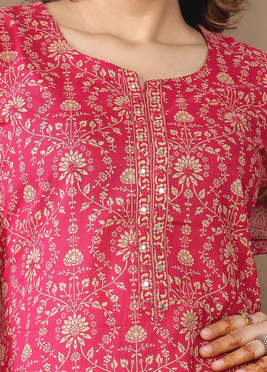Floral - Magenta Pink
