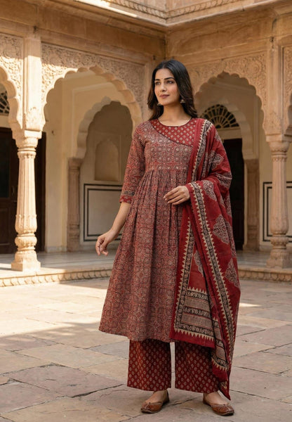 Rust Angrakha - Ajrak