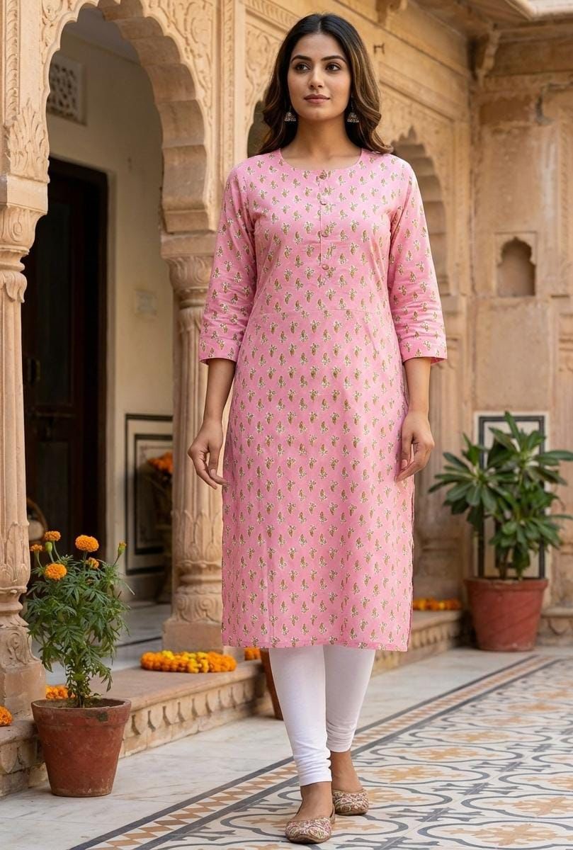 Floral - baby pink