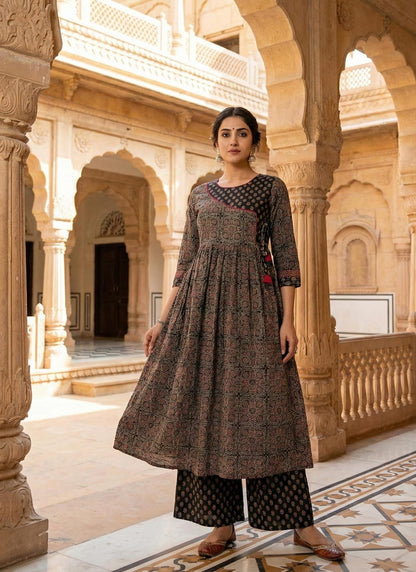 Black Angrakha - Ajrak